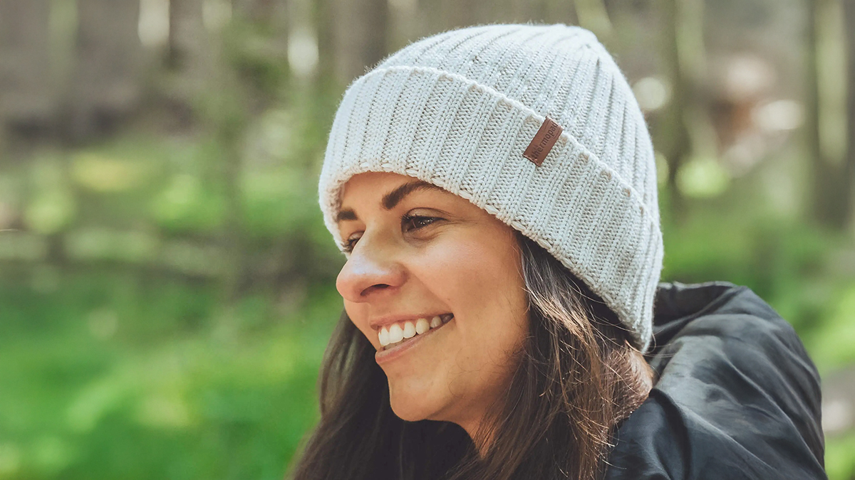 THERMOPAD Czapka zimowa beanie 100% wełna merino